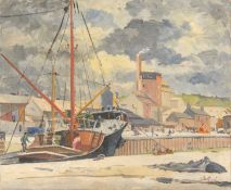 Oliver BEDFORD (1902-1977) Harbour View, Low Tide