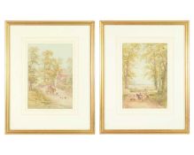 Henry I EARP (XIX) Two Works Depicting 19th Century Country Life