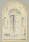 Charles OAKLEY (1925-2008) Preparatory Drawing for a Painting