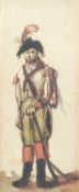 Sauveur LEGROS (1754-1834) Cavalier a Pied Autrichien