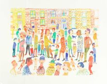 Fred YATES (1922-2008) Street Scene