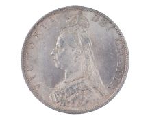GB - A Victoria 1887 Double Florin silver coin.