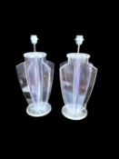 A pair of lamp bases.