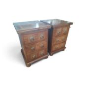Hardwood storage chest.