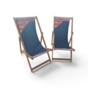 Deck chairs.