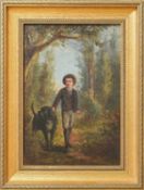 19th Century oil on canvas.