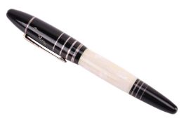 A presentation boxed Montblanc F. Scott Fitzgerald Limited Edition 09226/18500 fountain pen, the cap