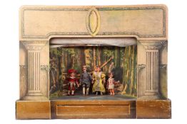 Antonin Münzberg (1871-1954) Czechoslovkia, an early 20th century toy puppet theatre, realistically 