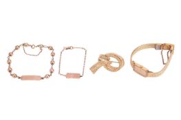 A Christian Dior open knot brooch in gilt metal, set with paste, together with a Seiko quartz wristw