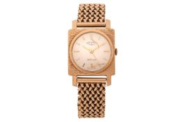Rotary – A 9ct Gold Dress Watch Reference: 922115 Year: London Import Marks dated 1963 Bezel: Bark-E