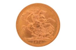 A Queen Elizabeth II 1974 Sovereign.