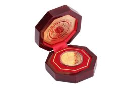 A Singapore 1995 $250 coin, cased and encapsulated.