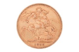 An 1883 Victoria full sovereign, young head, Sydney mint.