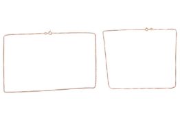 Two 9ct gold box link chains; measuring 48.0 cm and 42.0 cm respectively, British hallmarked, total 