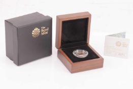 A 2011 Queen Elizabeth II Proof Half Sovereign, in original Royal Mint case of issue with paperwork,