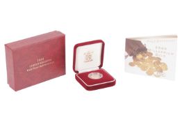 A 2000 'Millennium Gold' Queen Elizabeth II Proof Half Sovereign, in original Royal Mint case of iss