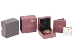 A 2016 Queen Elizabeth II Proof Half Sovereign, in original Royal Mint case of issue with paperwork,