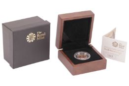 A 2008 Queen Elizabeth II Proof Half Sovereign, in original Royal Mint case of issue with paperwork,