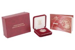 A 2003 Queen Elizabeth II Proof Half Sovereign, in original Royal Mint case of issue with paperwork,