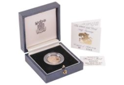 A 1991 Queen Elizabeth II Proof Half Sovereign, in original Royal Mint case of issue with paperwork,