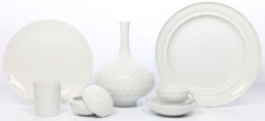 7 Teile Porzellan, Meissen.