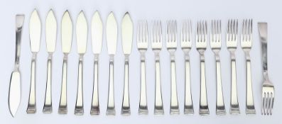 Fischbesteck für 8 Personen, WMF,
