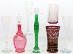 6 Teile Glas.