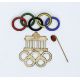 2 olympische Anstecknadeln von 1936 und Hutnadel. - Bild 1 aus 2