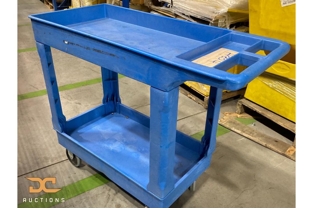(15) Uline Rolling Maintenance Carts | Two Level - Image 2 of 10