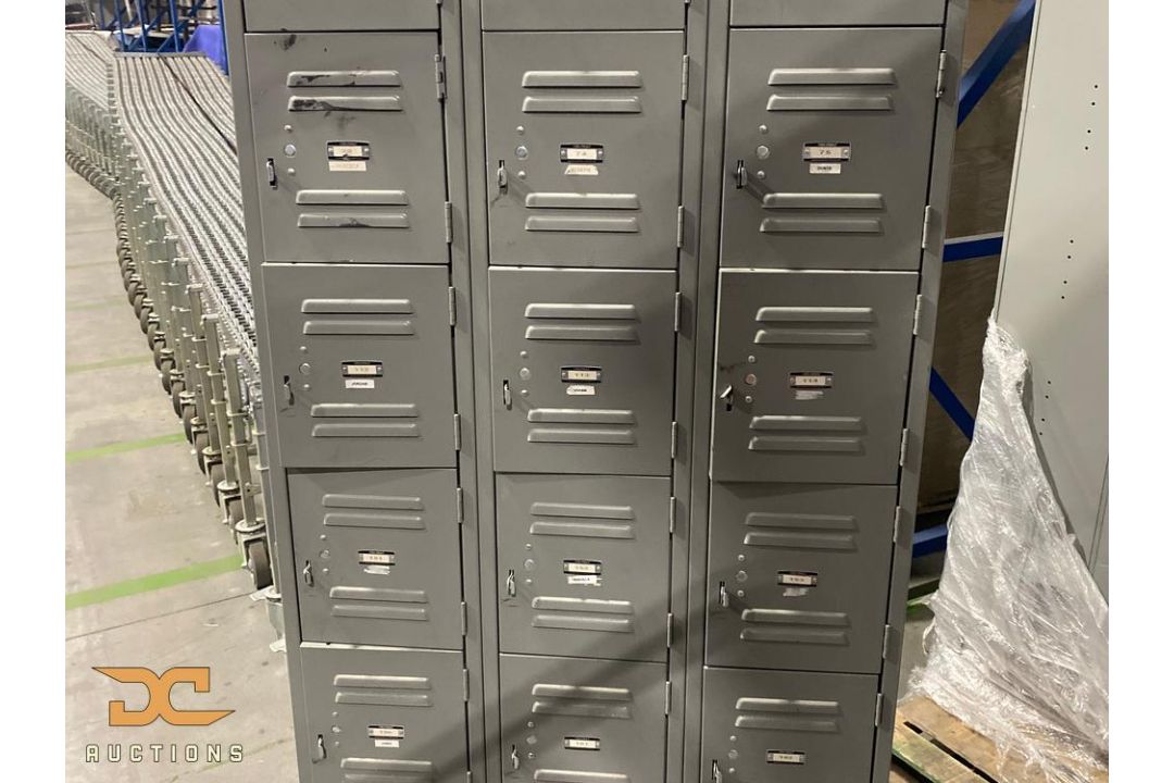 (4) Locker Sections | 36" x 12" x 78" | 18 door sections - Image 2 of 13