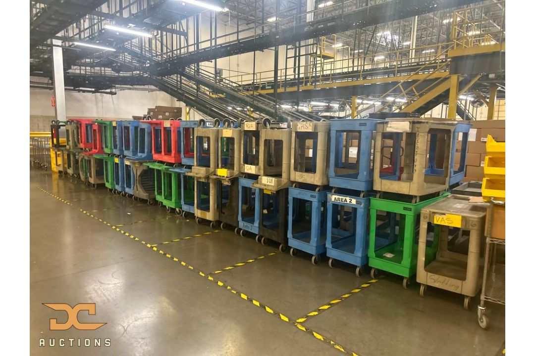 (15) Uline Rolling Maintenance Carts | Two Level - Image 6 of 10