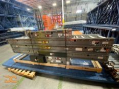 (5) TGW Powered Conveyor Beds | 4' | 6 Rollers