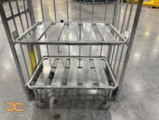 (4) Tugger Cart |Double Level | Graded Top | Small Raised