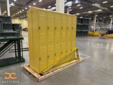 (2) Penco Products | Locker | Yellow | Quanity = back to back sections | 24 lockers per section