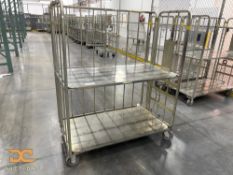 (4) Wheel Tugger Cart | Double level | Solid Top (Large)