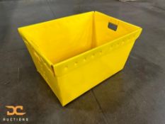 (20) Corrugated Plastic Yellow Totes | 24