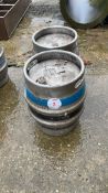 2 no. Metal Beer Barrels
