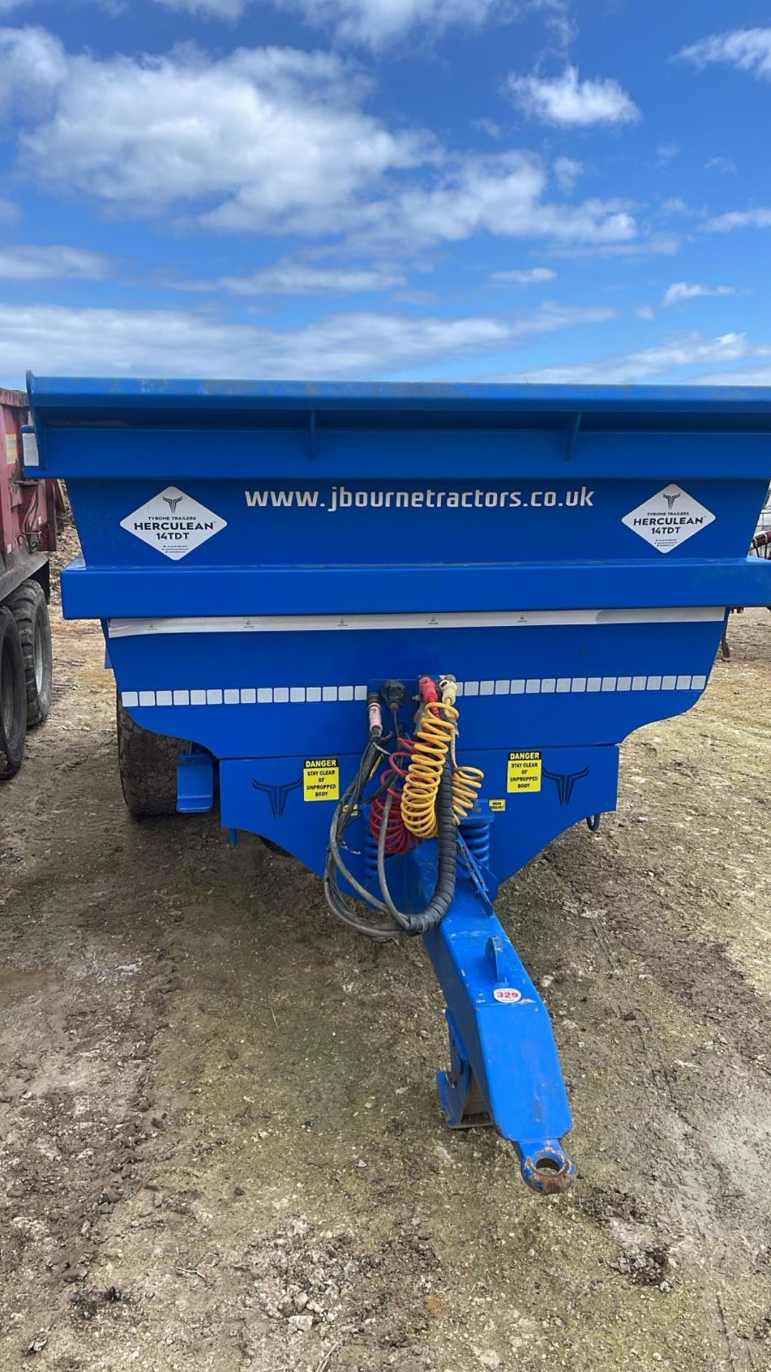 2023 Tyrone Herculean 14TDT sprung tandem axle dump Trailer
