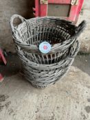6 no Wicker Baskets