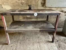Metal Bench c/w vice