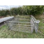 8 no 6ft galvanised steel sheep Hurdles