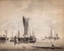Schotel, Johannes Christiaan. Ships off the coast (1813)