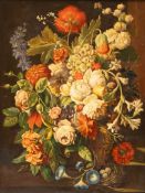 European School (20th century). Flower still life