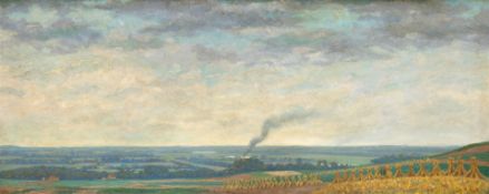 Schilt, Leendert Adriaan. Summer river landscape