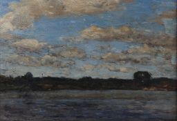 Zandleven, Jan Adam. River landscape