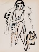 Dongen, Kees van. Jeune Femme au Chien (1925)