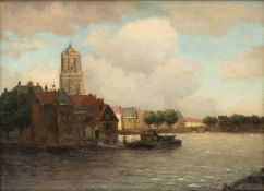 Hulsteijn, Johan Cornelis van. View of Dordrecht