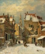 Delfgaauw, G.J. View of a city (possibly Amersfoort)