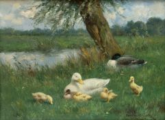 Artz, Constant Ludovic. Scene with ducks