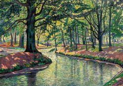 Schuhmacher, Wim. Forest landscape (1915)